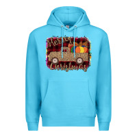 Ocean Blue Merry Christmas Truck Premium Hoodie - Bettercallsaul
