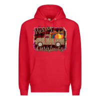 Red Merry Christmas Truck Premium Hoodie - Bettercallsaul