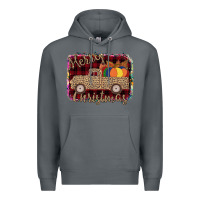 Merry Christmas Truck Premium Hoodie | Teevron