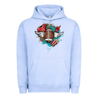 Pigment Grape Ice Football ball leopard glitter Urban Hoodie - HowdyJamesFarm