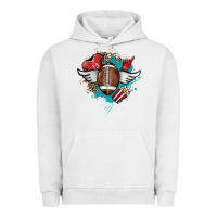 Pigment Lunar Rock Football ball leopard glitter Urban Hoodie - HowdyJamesFarm