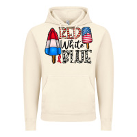 Vintage Artic red white blue Vintage Hoodie - CowhideDigitalArt