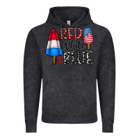 Vintage Black red white blue Vintage Hoodie - CowhideDigitalArt