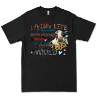 Black living life somewhere between jesus take the wheel Premium Tee - Zillion Design Studio