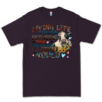 Plum living life somewhere between jesus take the wheel Premium Tee - Zillion Design Studio