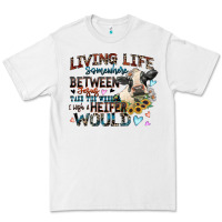 White living life somewhere between jesus take the wheel Premium Tee - Zillion Design Studio