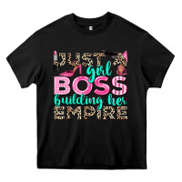 Black just a girl boss building her empire Heavy Core Tee - texasbilliewilder