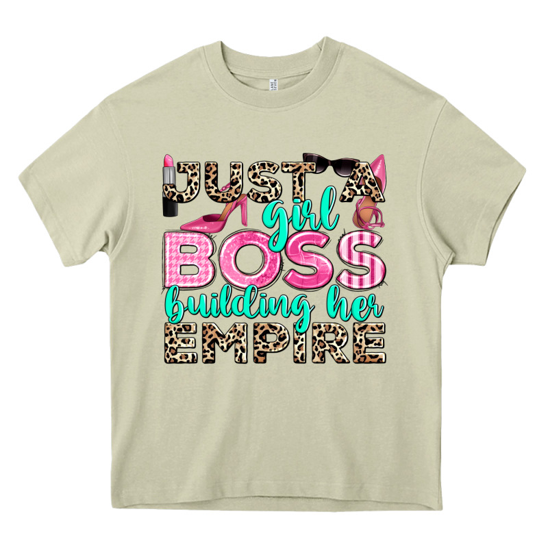 Just A Girl Boss Building Her Empire Heavy Core Tee by texasbilliewilder | Teevron