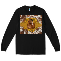 Black horse Long Sleeve Tee - BarkalooDesign