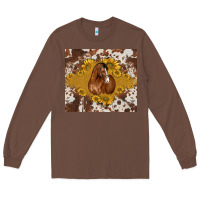 Chestnut horse Long Sleeve Tee - BarkalooDesign