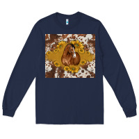 Navy horse Long Sleeve Tee - BarkalooDesign