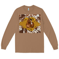 Toasted Coconut horse Long Sleeve Tee - BarkalooDesign
