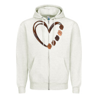 Oatmeal Heather black history melanin Zipper Hoodie - MaliasSmallBusiness