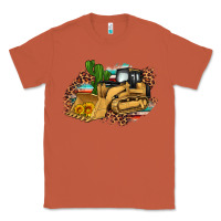 Copper bulldozer leopard cactus sunflower Classic Tee - Artiststas
