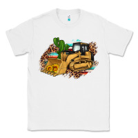 White bulldozer leopard cactus sunflower Classic Tee - Artiststas