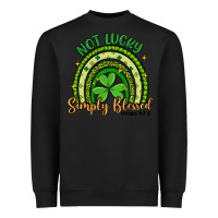 Black not lucky simply blessed rainbow Heavyweight Sweatshirt - Artiststas