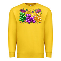 Lemon mardi gras bead dogs Premium Sweatshirt - LillyAllenDesigns