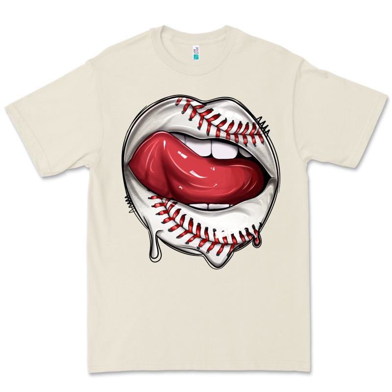 Sports Lips Baseball Premium Tee by texasbilliewilder | Teevron