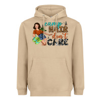 Mushroom Camp Hair Don't Care Heavyweight Hoodie - BundleAndBundleShop