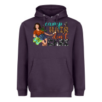 Plum Camp Hair Don't Care Heavyweight Hoodie - BundleAndBundleShop