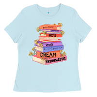 Baby Blue booktroverts Ladies Tee - JahusDesignShop