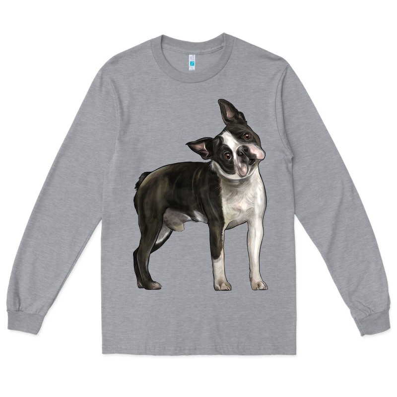 Boston Terrier Long Sleeve Tee by LillyAllenDesigns | Teevron