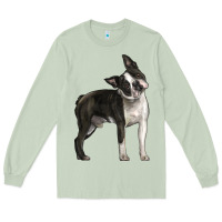 Matcha Boston Terrier Long Sleeve Tee - LillyAllenDesigns