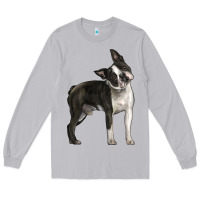 Moon Dust Boston Terrier Long Sleeve Tee - LillyAllenDesigns
