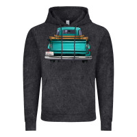 Vintage Black western truck back view Vintage Hoodie - FaDigitalArtStudio