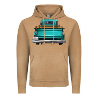 Vintage Camel western truck back view Vintage Hoodie - FaDigitalArtStudio