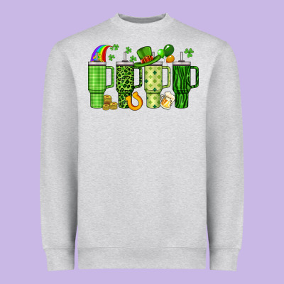 Obsessive Cup Disorder St Patrick S Day Heavyweight Sweatshirt Designed By Artiststas