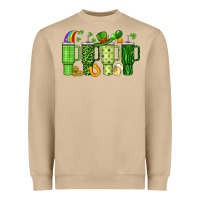 Mushroom obsessive cup disorder st patrick s day Heavyweight Sweatshirt - Artiststas