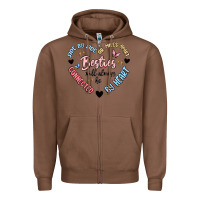 Chestnut besties will always be Zipper Hoodie - MaliasSmallBusiness
