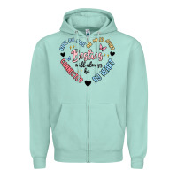 Seafoam besties will always be Zipper Hoodie - MaliasSmallBusiness