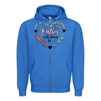 True Royal besties will always be Zipper Hoodie - MaliasSmallBusiness