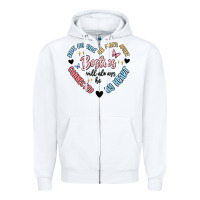 White besties will always be Zipper Hoodie - MaliasSmallBusiness