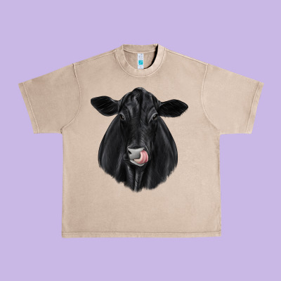Black Angus Urban Heavy Tee Designed By Jahusdesignshop