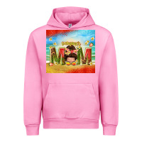 Fuchsia Pink summer mom Urban Hoodie - TumblerDesignByShophia