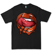 Black sports lips basketball Premium Tee - texasbilliewilder