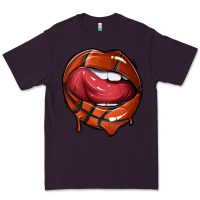 Plum sports lips basketball Premium Tee - texasbilliewilder