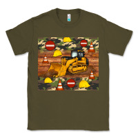 Army Green bulldozer camouflage tumbler Classic Tee - Artiststas