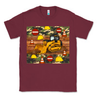 Burgundy bulldozer camouflage tumbler Classic Tee - Artiststas