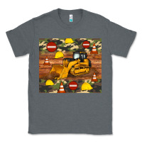 Charcoal Heather bulldozer camouflage tumbler Classic Tee - Artiststas