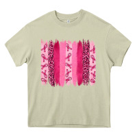 Mossy Breast Cancer Brushstrokes Heavy Core Tee - RanaPortraitStore