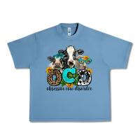 Pebble Blue ocd obsessive cow disorder Urban Heavy Tee - AdoDesignShop