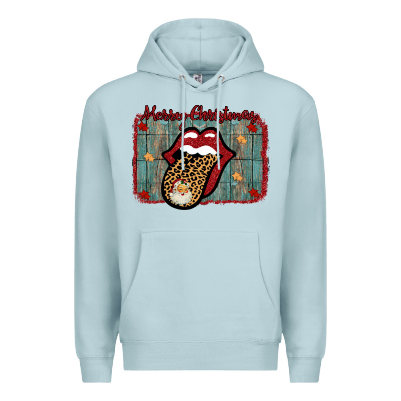Merry Christmas Lips Santa Premium Hoodie by Bettercallsaul | Teevron