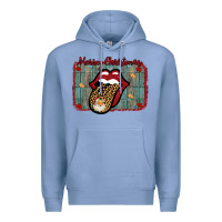 Colony Blue Merry Christmas Lips Santa Premium Hoodie - Bettercallsaul