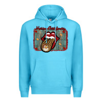 Ocean Blue Merry Christmas Lips Santa Premium Hoodie - Bettercallsaul