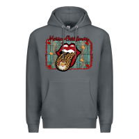 Rock Merry Christmas Lips Santa Premium Hoodie - Bettercallsaul