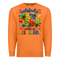 Carrot celebrate neurodiversity Premium Sweatshirt - LillyAllenDesigns